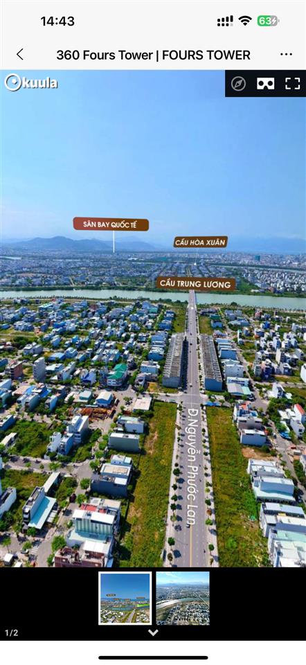 Fours tower bán căn ngoại giao pháo hoa sông hàn 1pn+1 chỉ 2 tỷ 609 f512b10