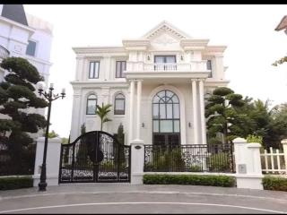Cho thuê gấp bt đơn lập 480m2 vinhomes riverside 5pn, đầy đủ nội thất, nhà mới