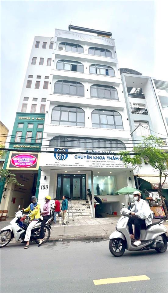 Bán tòa nhà mặt tiền lê văn sỹ, phú nhuận  dt 8x34m  hầm 6 tầng  hđt 350 triệu  giá 55 tỷ