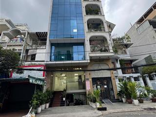 Bán tòa nhà 2 mặt tiền lê văn sỹ, quận 3  hầm 6 tầng  6x23m  hđt 180 triệu  giá 45 tỷ