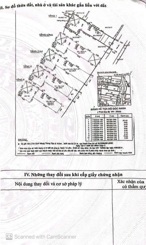 65 tỷ  bán gấp khách sạn đường cmt8  quận 3 dt nh 10 x 34m 7 tầng, dòng tiền 200 triệu/tháng