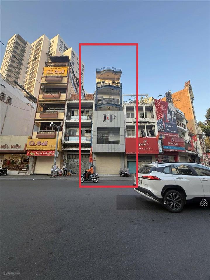 Nổi bật quận 1  bán gấp nhà mt hai bà trưng dt 4,5 x 25m kc 5 tầng  giá 40 tỷ tl