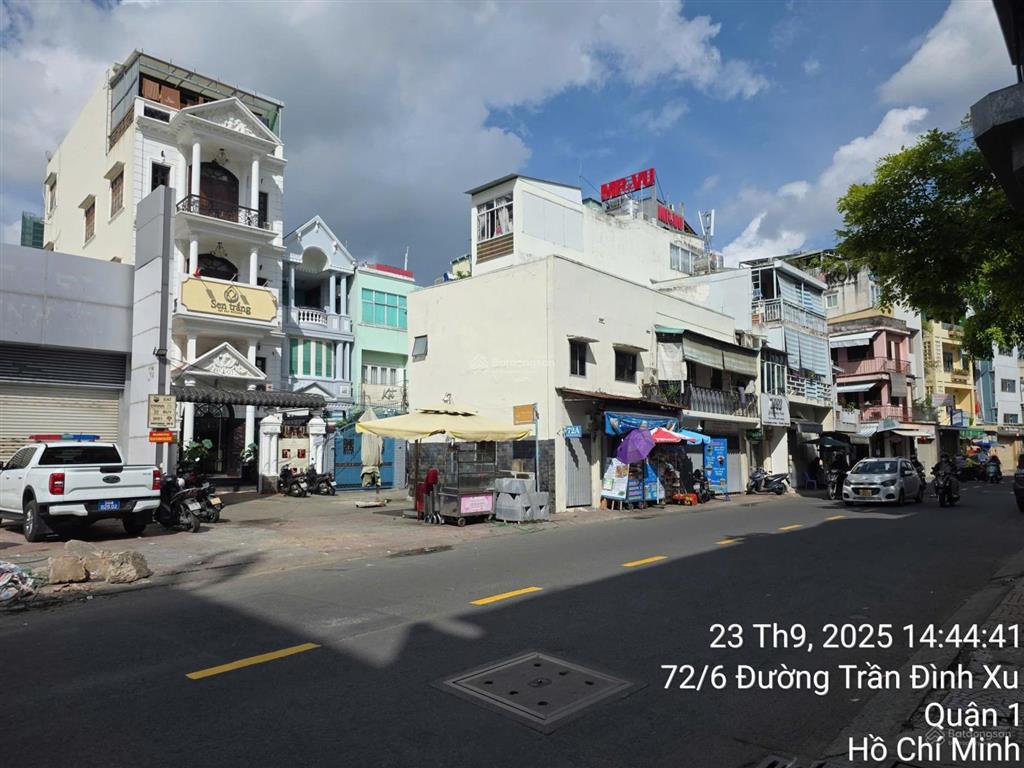 Bán gấp nhà mt trần hưng đạo  trần đình xu dt 5,2 x 23m kc 5 tầng hđt 72 triệu/tháng  42 tỷ tl