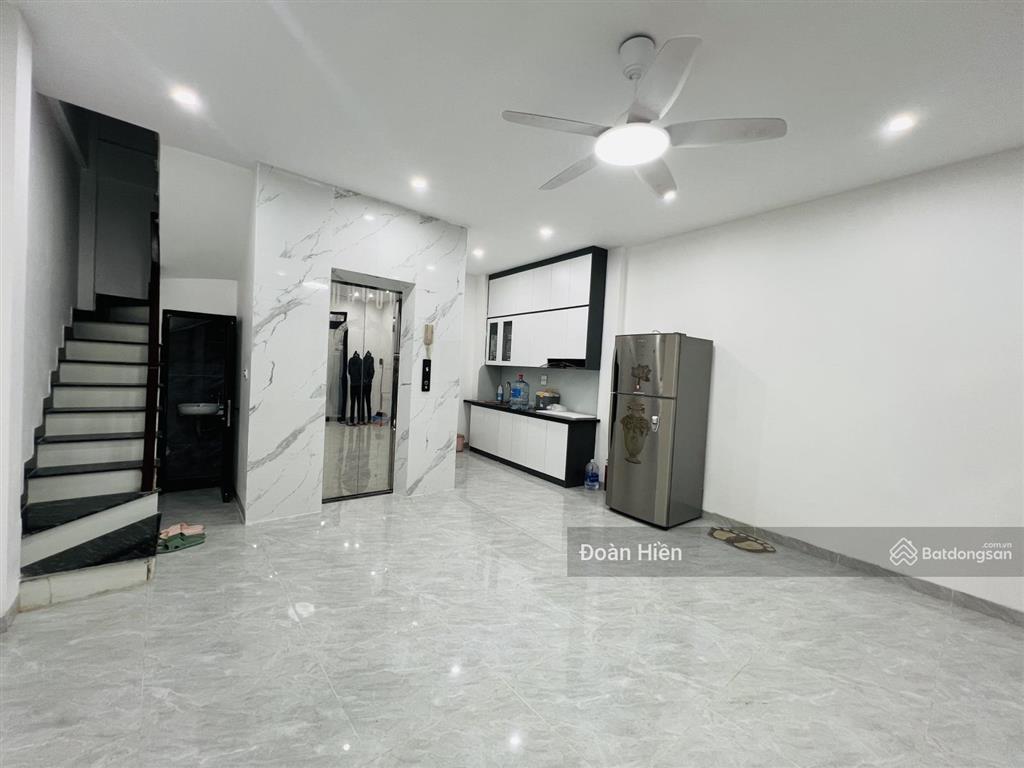 Nhà đội cấn, xây mới từ móng, 4ngủ thông sàn, thang máy êm, ở ngay/cho thuê, mặt ngõ thông, 53m2*7t