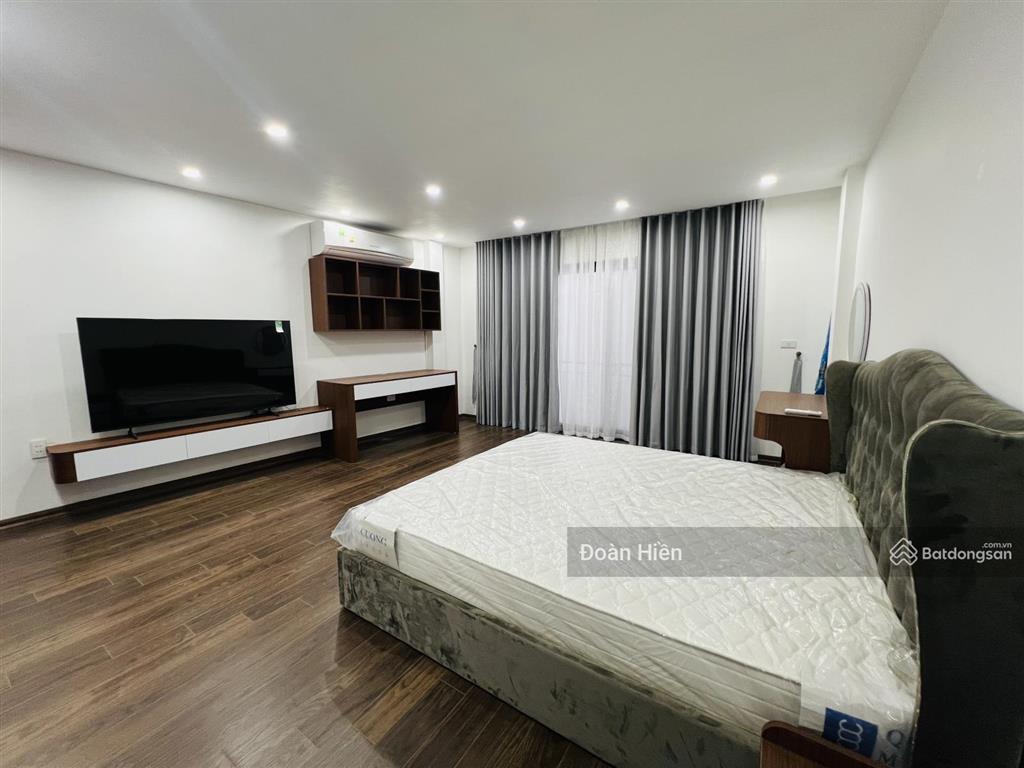 Nhà đội cấn, xây mới từ móng, 4ngủ thông sàn, thang máy êm, ở ngay/cho thuê, mặt ngõ thông, 53m2*7t