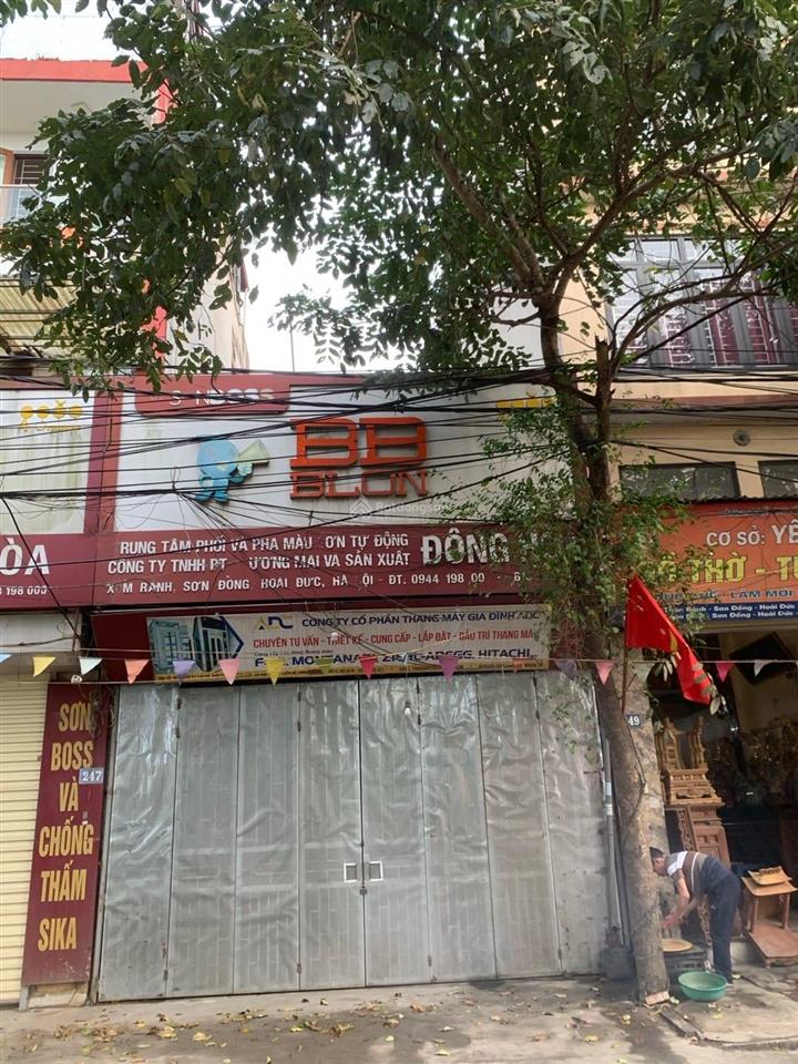 Siêu hiếm ! nhà cũ bán rẻ mặt phố sơn đồng kinh doanh ngày đêm , 57,7m2  mặt tiền rộng 5m  10,5 t