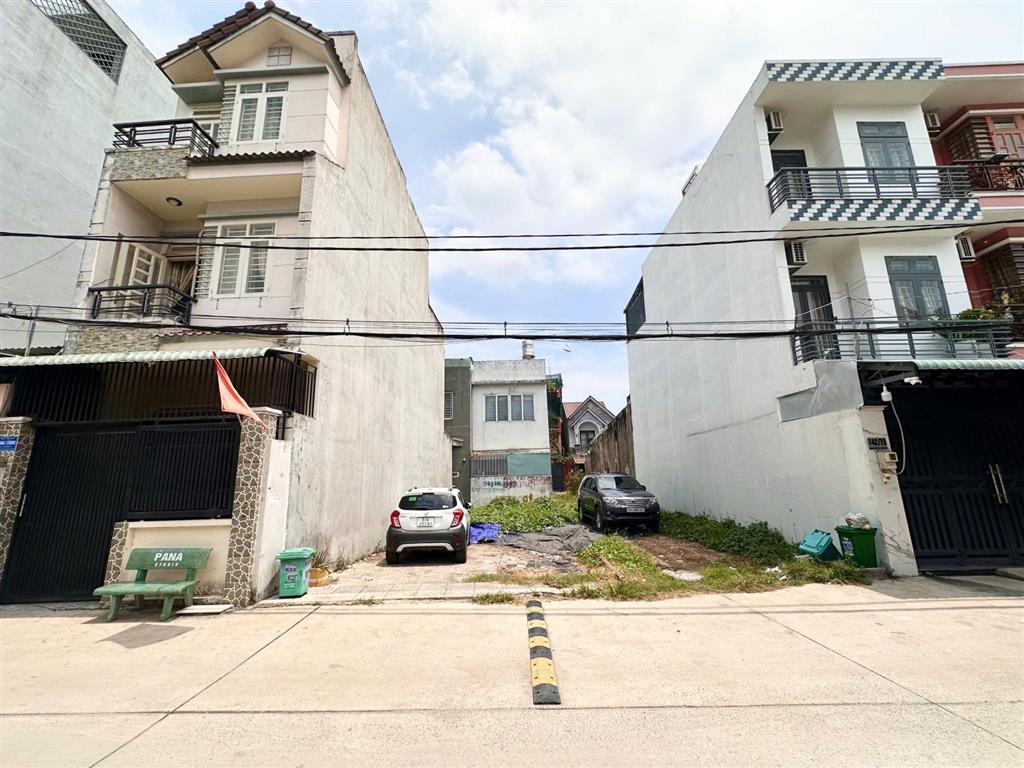 Đất tx22 hẻm 7m thông 56m2 khu dân cư đông đúc, cách mt 100m gần chợ minh phát tiện qua g vấp