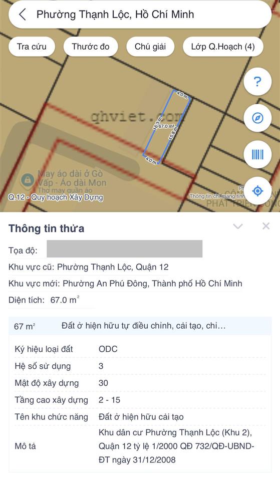 Đất 65m2 full thổ cư shr đường oto 2 sẹc tl16, khu dân trí an ninh, gần ngã 4 ga, hệ số 3.0