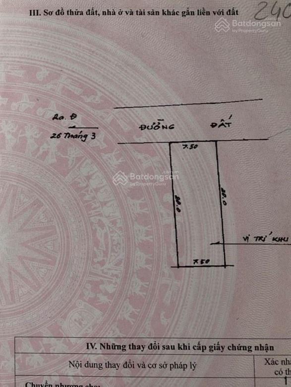 Bán đất dt đẹp 7.5x20m đường 28 p. 6 (gv) hẻm xe tải thông sát mt. giá 12.5ti tl.  0902 958 ***
