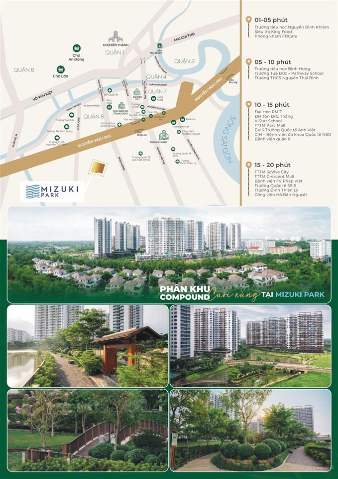 Giỏ hàng căn hộ mizuki park giá tốt mua trực tiếp cđt nam long