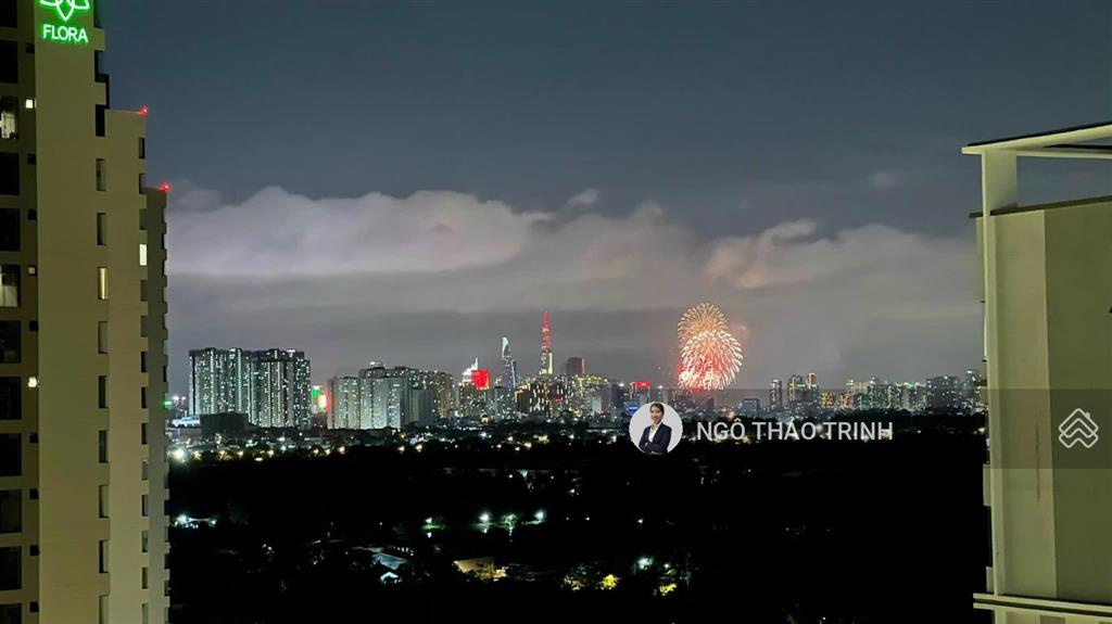 Cho thuê căn hộ flora panorama 2pn 1wc ban công, full nội thất, chỉ xách vali vào ở