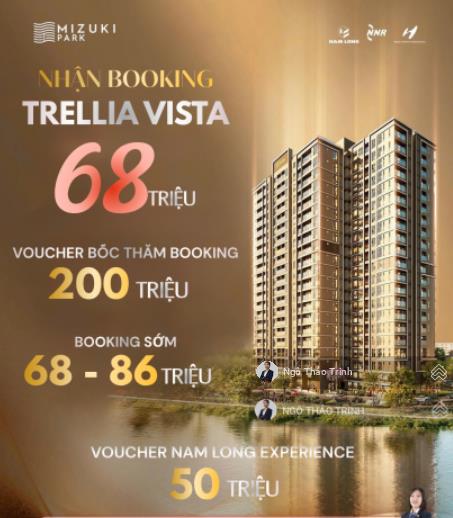 Nhận booking tháp tc3 trellia cove | ưu đãi booking sớm lên tới 300 triệu
