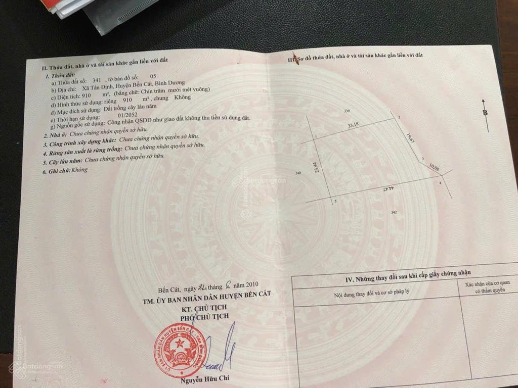 Bán gấp đất 3500m2 thổ cư 150m2, sẵn 2 căn nhà yến, tại tân định, bến cát, 11 tỷ có bớt