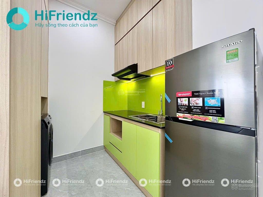 Căn hộ 1 phòng ngủ tách bếp ban công, full nội thất new 100% rộng 60m²