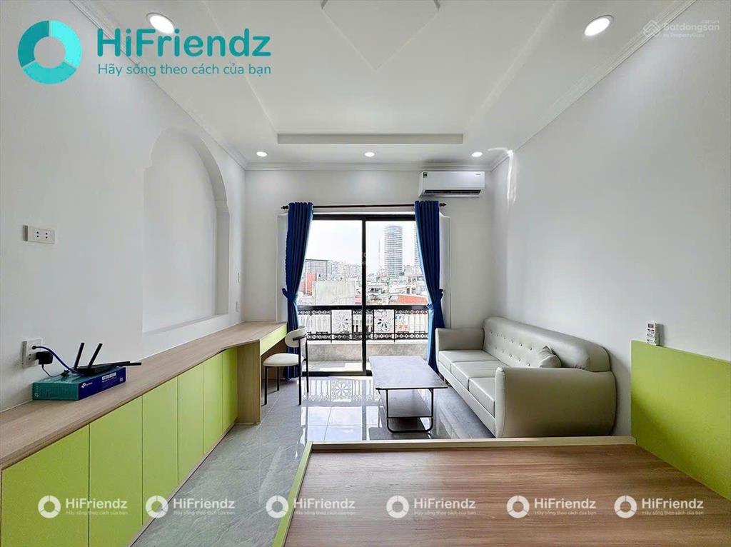 Căn hộ 1 phòng ngủ tách bếp ban công, full nội thất new 100% rộng 60m²