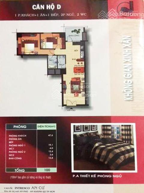 Bán gấp căn hộ an cư  an thịnh  2pn 2wc 100m2  6,68 tỷ