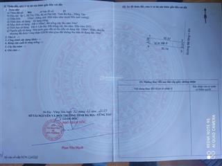 Cần bán lô đất mặt tiền xã tóc tiên, 5x30, ngay đường mỹ xuân tóc tiên