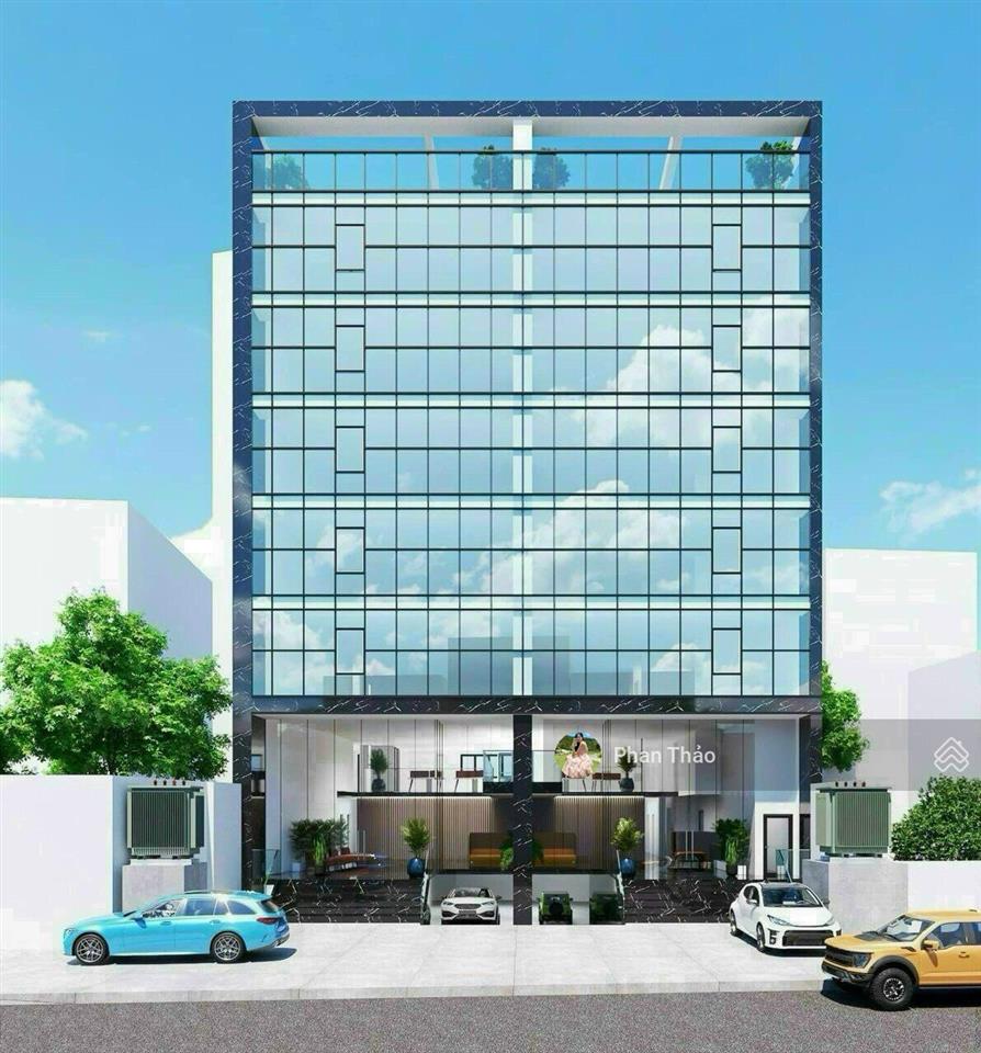 Hàng hiệu! tòa văn phòng ung văn khiêm  nguyễn gia trí 16x20m hầm 8 tầng  hđt 500tr  giá 150 tỷ