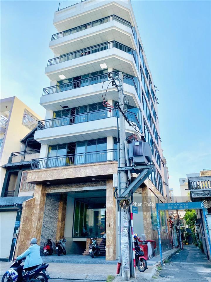Tòa building, chdv mới xây ngay tân hươngtân sơn nhì10x62mhầm 7 tầnghđt 400trgiá bán 100 tỷ tl