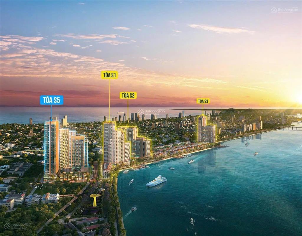 Độc quyền căn hộ studio hướng đông nam view biển tầng trung tại sun symphony chỉ với 1,93 tỷ