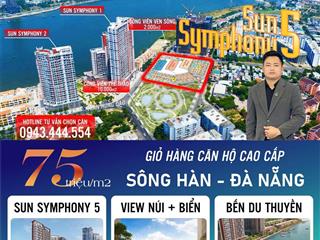 Độc quyền căn hộ studio hướng đông nam view biển tầng trung tại sun symphony chỉ với 1,93 tỷ