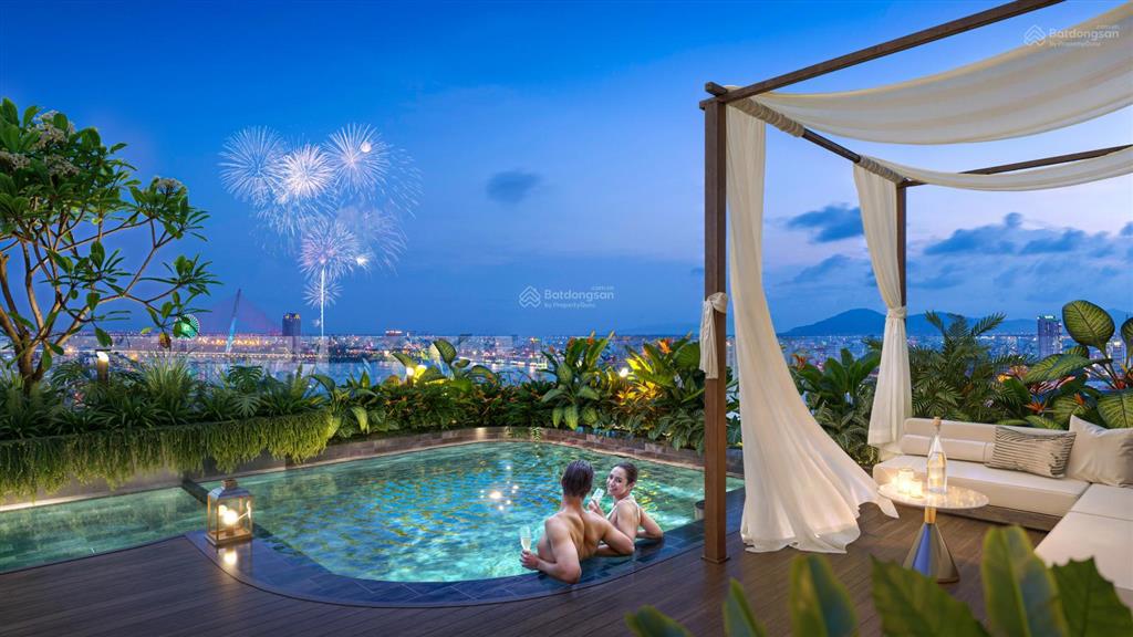 Chỉ 5,57 tỷ sở hữu căn hộ cao cấp ngay đầu cầu rồng  view sông hàn  dự án the legend đà nẵng