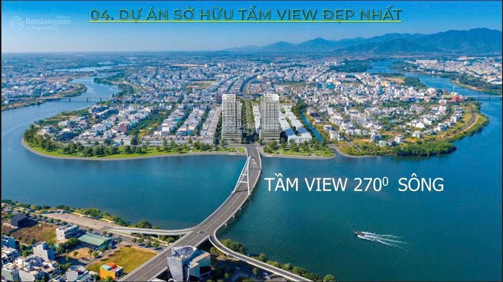 Bán căn hộ 2pn 76m slight tower  hướng đông nam  view sông hàn  vị trí vàng trung tâm đà nẵng