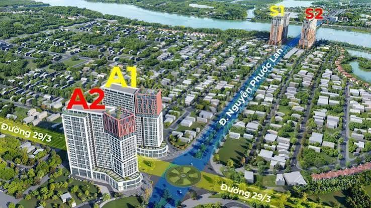 Bán shophouse trung tâm hòa xuân  mặt tiền 29/03 và nguyễn phước loan trực tiếp cđt