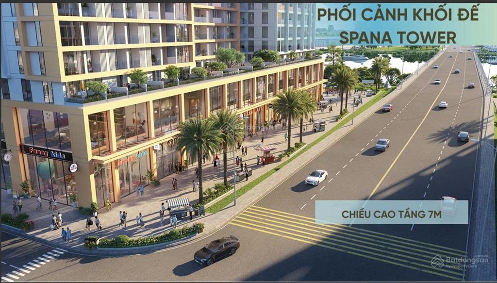 Tài sản hiếm tạo dòng tiền shophouse khối đế spana tower chính thức mở bán  giá chỉ 6x triệu/m2