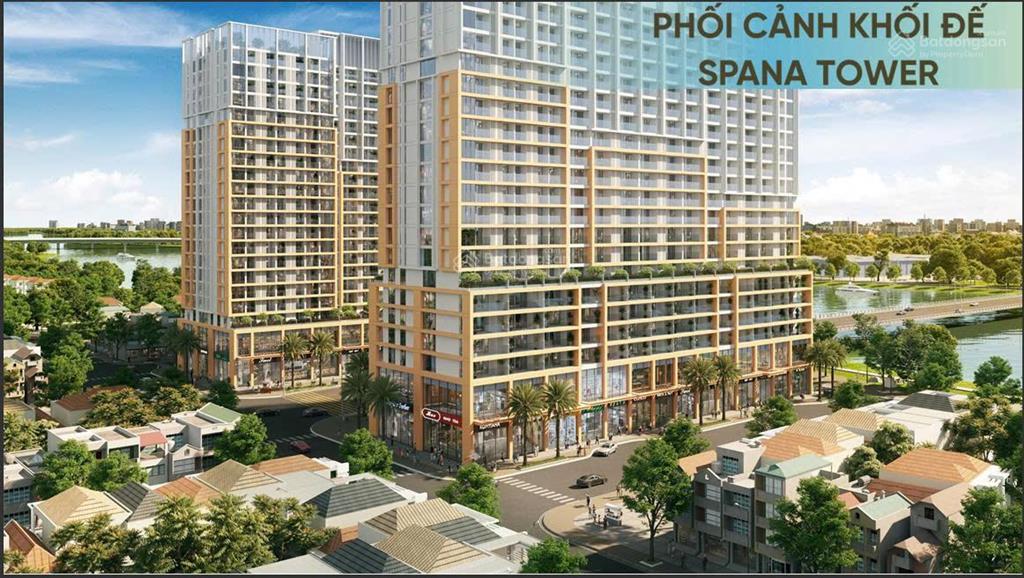 Tài sản hiếm tạo dòng tiền shophouse khối đế spana tower chính thức mở bán  giá chỉ 6x triệu/m2