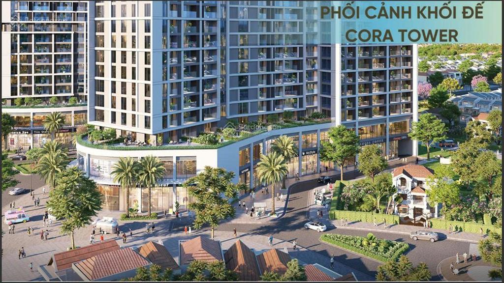 Shophouse khối đế sun cora sở hữu lâu dài, giá chỉ 78 triệu/m2  đa dạng diện tích