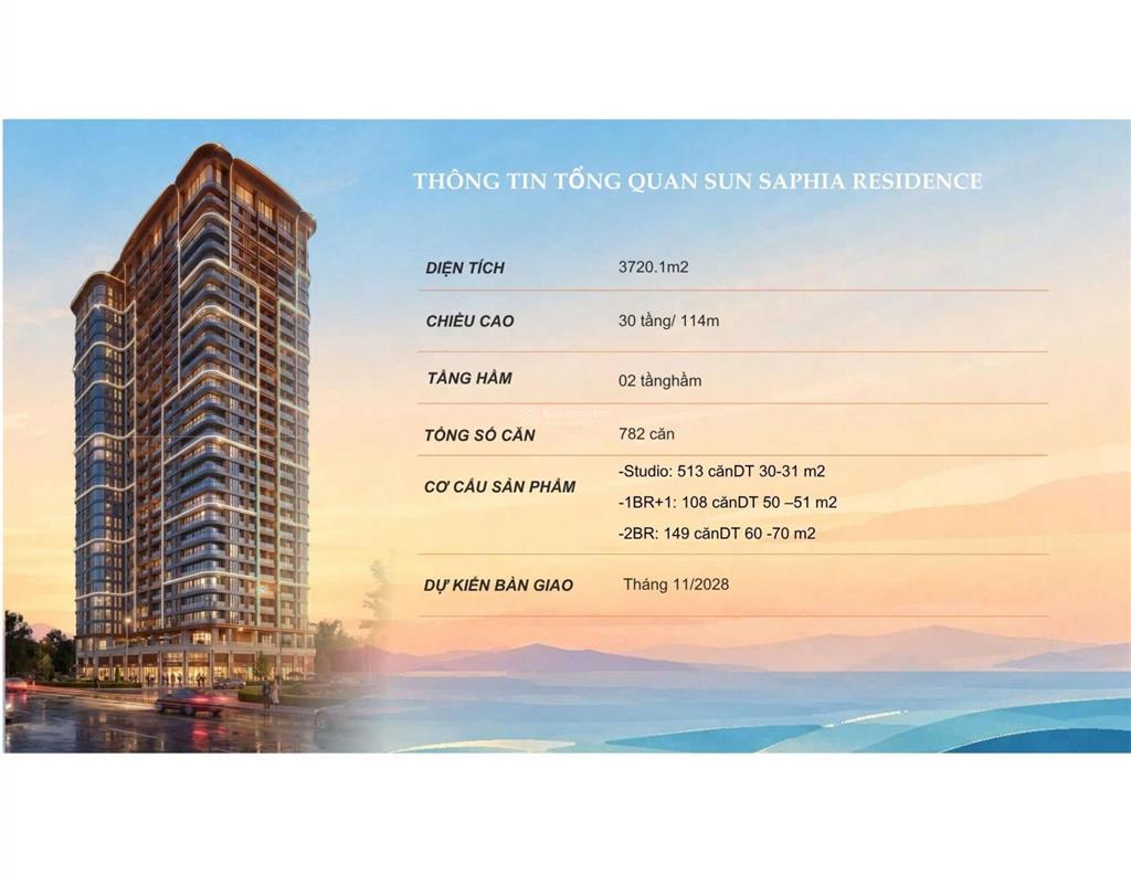 Chính thức nhận booking sun saphia residence đà nẵng  căn hộ mặt biển đầu tiên của sun group