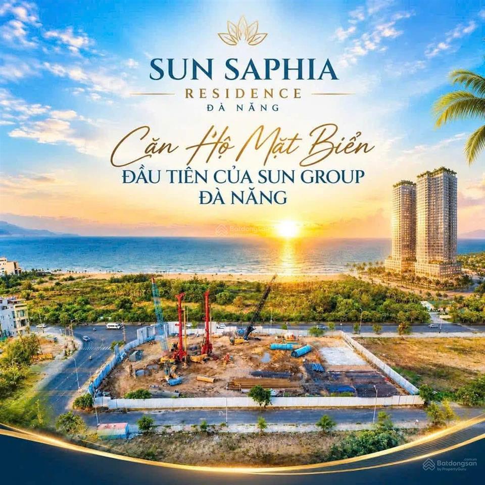 Chính thức nhận booking sun saphia residence đà nẵng  căn hộ mặt biển đầu tiên của sun group