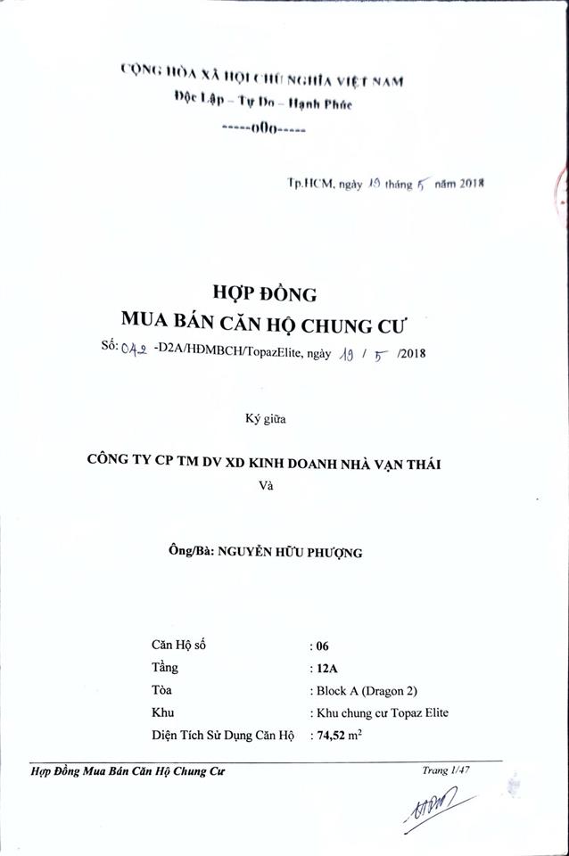 Căn hộ full nội thất  có sẵn hợp đồng thuê 14tr/tháng  dt 79m2