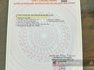 Duy nhất 1 ô khu tđc đại nội bình định yên lạc vĩnh phúc giáp 3 trường học giá cực đẹpdân cư sa