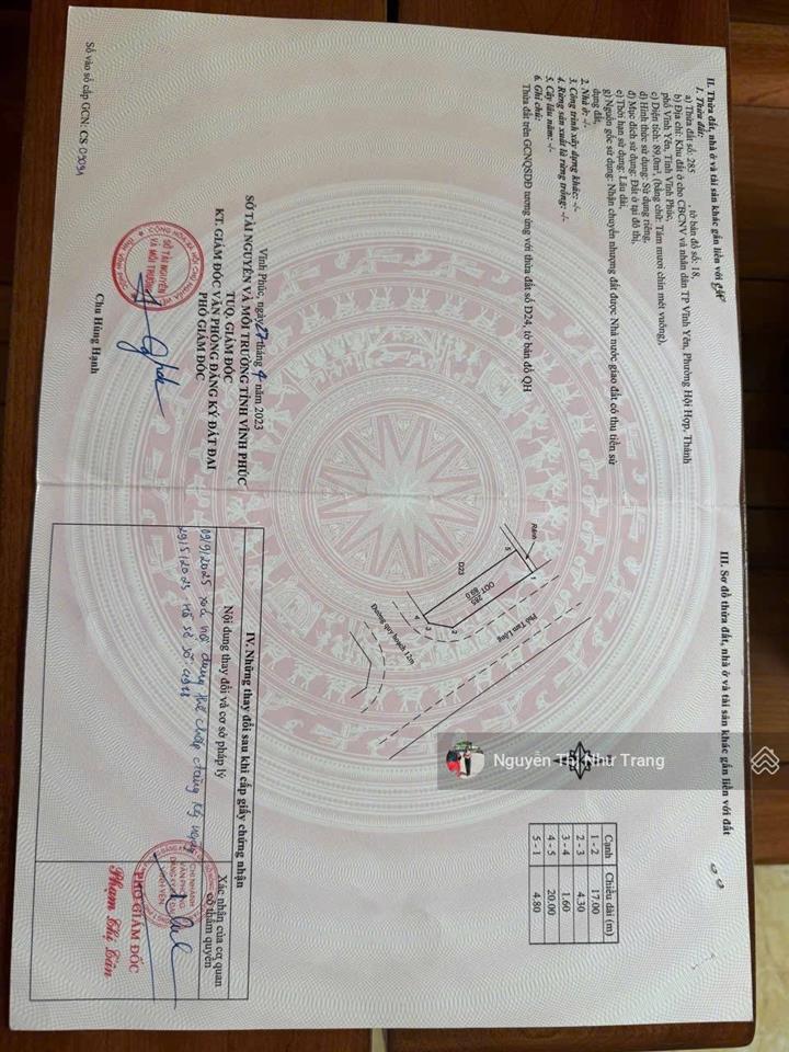 Siêu phẩm lô góc 2 mặt tiền trung tâm phường vĩnh yên , phú thọ
 e bán lô góc 2 mặt tiền diện tích