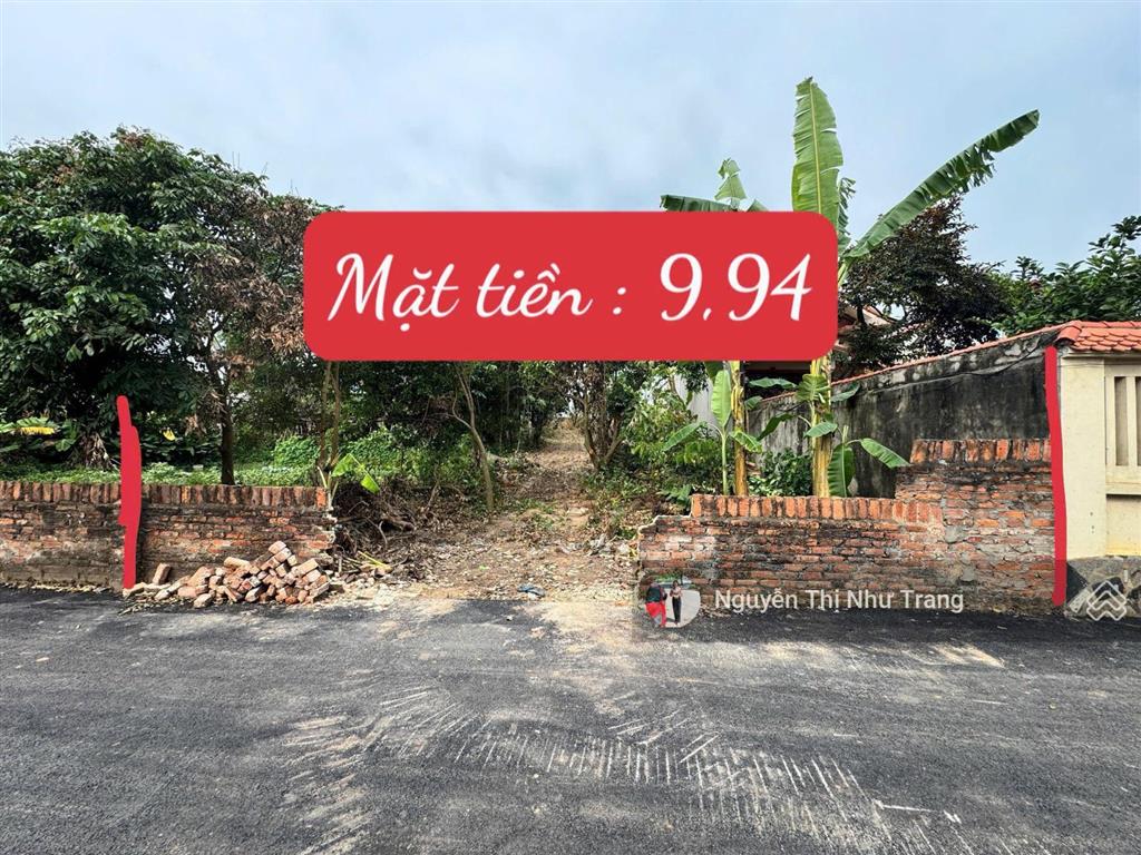 Lô đất rộng 465m mt gần 10m, giá cực tốt diện tích 465m (tc 100m) mt 9,94m đường nhựa rộng, 2