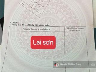 Đất trục chính lai sơn, đồng tâm, vĩnh yên, vĩnh phúc giá chỉ 2tỷ2** tl dt 99,8m, mt 5m, đường 2 ô