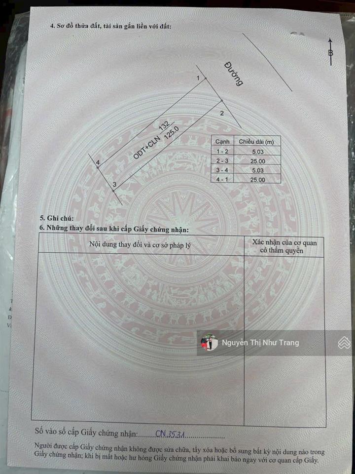 Cơ hội hiếm có để sở hữu căn nhà tâm huyết tại làng bầu, liên bảo, vĩnh yên, vĩnh phúc diện tíc