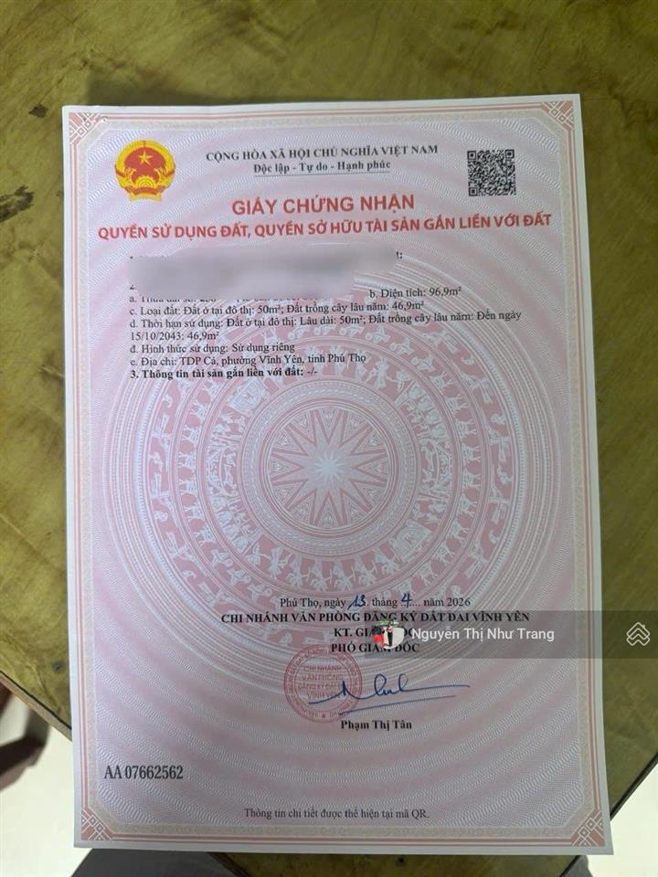 Mua nhà trung tâm hội hợp, vĩnh yên, vĩnh phúc  về ở ngay chỉ với 1 tỷ 9**! bạn đang tìm kiếm