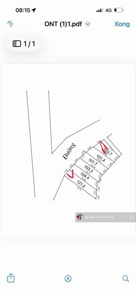 Đất gần kđt lạc hồng liên bảo, vĩnh yên, vĩnh phúc  diện tích 100m2/lô mt 5m, hậu 5m