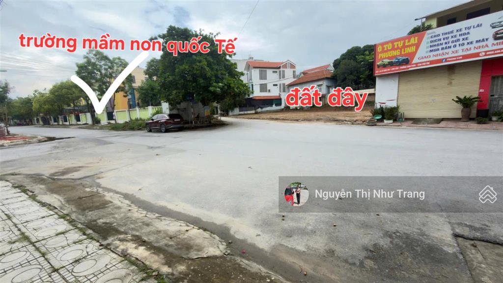 Đất gần kđt lạc hồng liên bảo, vĩnh yên, vĩnh phúc  diện tích 100m2/lô mt 5m, hậu 5m