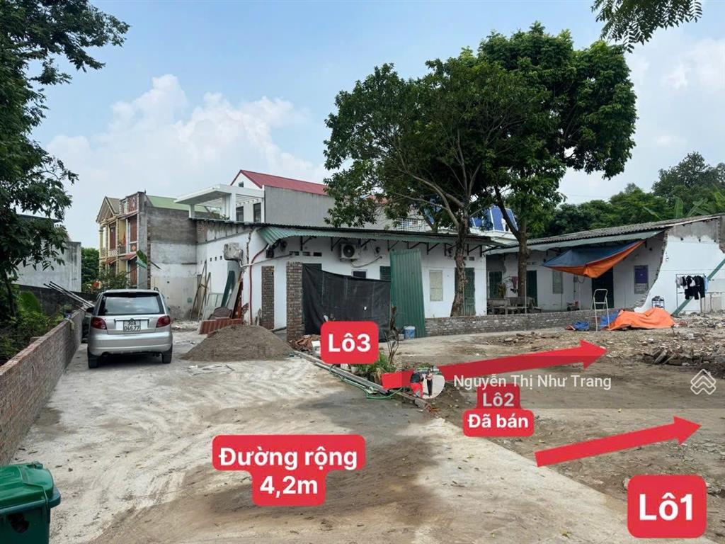 Dưới 2 tỷ lô đất khu hành chính 15, liên bảo, vĩnh yên, vĩnh phúc  diện tích 102m2 mt 5m. khu h