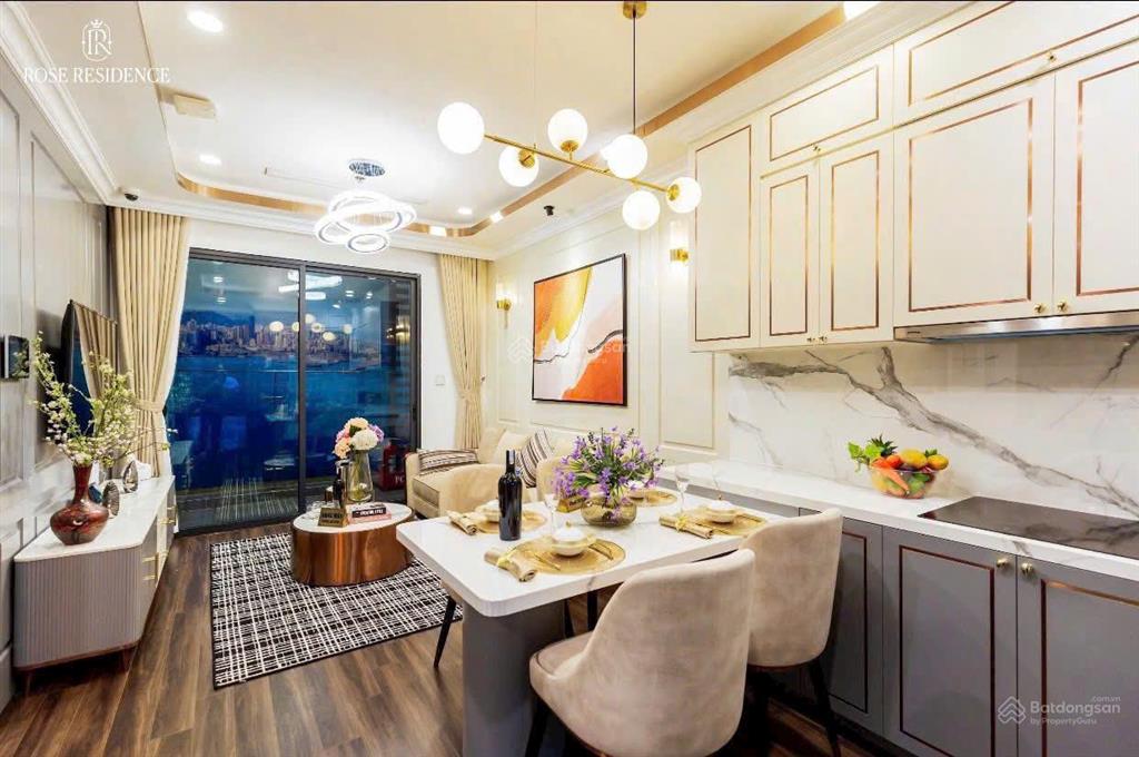Bán căn 1,5 ngủ giá tốt nhất tại hoàng huy commerce  toà rose residence