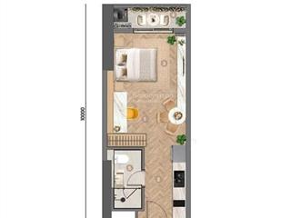 Căn studio giá hời chung cư sun glory residence