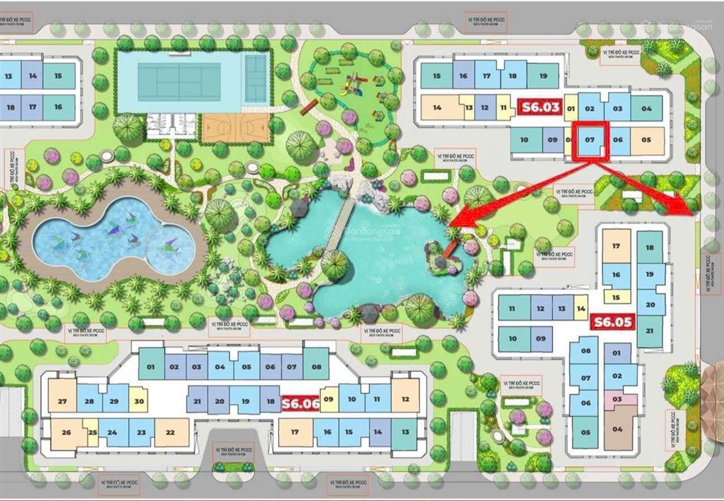 Bán căn 2pn 2wc. giá 2,850 tỷ hướng đông nam. view vườn tùng nhật hồ cá koi và hồ bơi mát mẻ