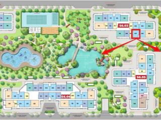 Bán căn 2pn .2wc. giá 2.850 tỷ hướng đông nam. view vườn tùng nhật hồ cá koi và hồ bơi mát mẻ !