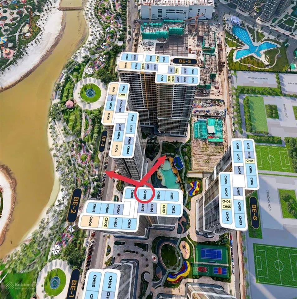 Duy nhất căn 4 phòng ngủ diện tích 160m2 giá 10.8 tỷ căn view hồ bơi, công viên 36 hecta