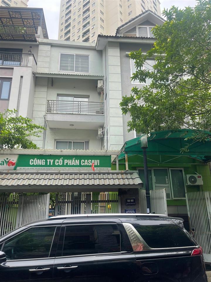 Cho thuê biệt thự trung văn. 120 m2 * 4 tầng + 1 hầm. chia phòng, ô tô tránh.  0963 596 ***