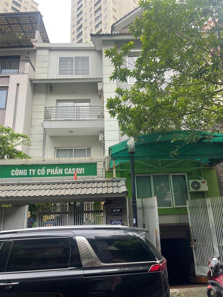 Cho thuê biệt thự trung văn. 120 m2 * 4 tầng + 1 hầm. chia phòng, ô tô tránh.  0963 596 ***